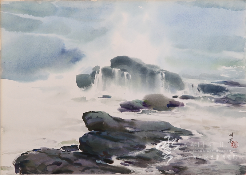 1982《海韵》54×39cm